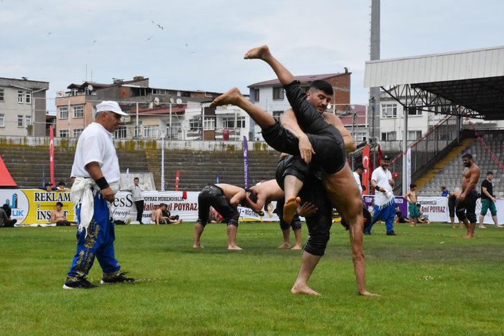 Altınordu Yağlı Güreşleri'nde Hasan Cengiz başpehlivan oldu G5