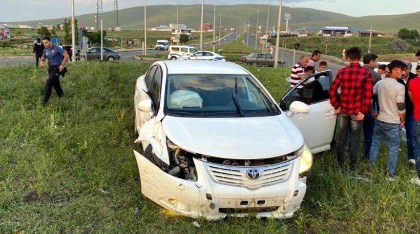 Ardahan'daki trafik kazasında biri çocuk 3 kişi yaralandı
