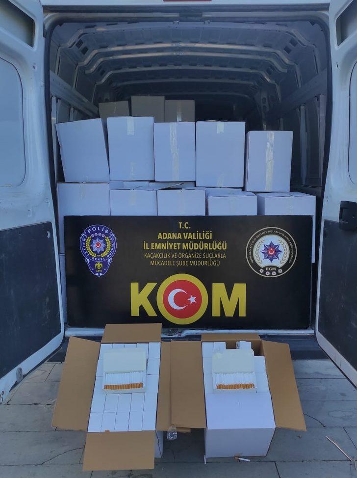 Adana'da 21 milyon makaron ele geçirildi G1