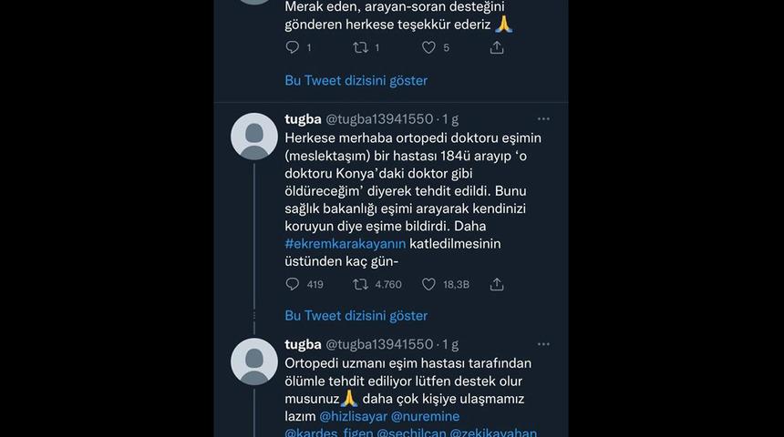 Sosyal medyada kan donduran paylaşım! 'O doktoru Konya’daki doktor gibi öldüreceğim'