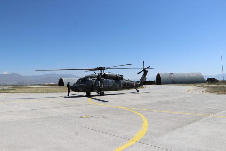 Erzurum'da jandarma ve polisten helikopterli trafik denetimi G5