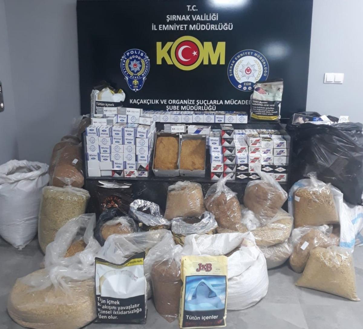 Şırnak'ta uyuşturucu ve ka&ccedil;ak&ccedil;ılık operasyonlarında 19 ş&uuml;pheliden biri tutuklandı