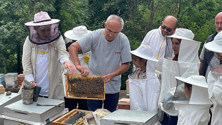 Zonguldak'ta kadınlar arı yetiştiriciliğini uygulamalı öğreniyor G1
