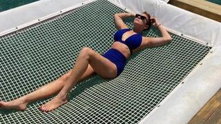 Dünyaca ünlü oyuncu Bodrum'da! Balayı tatili fotoğraflarını paylaştı