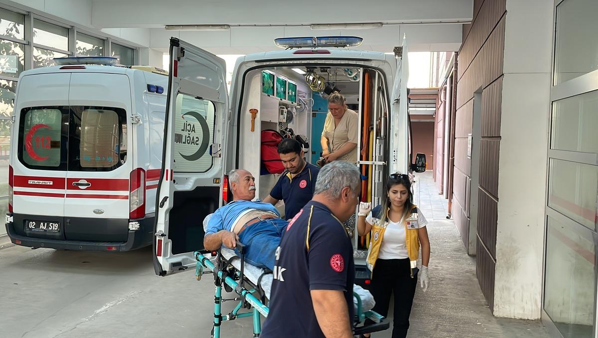 Adıyaman'da yorgun mermi isabet eden kişi yaralandı