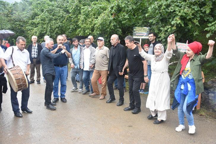 Giresun'un Çanakçı ilçesinde yapılması planlanan HES'e karşı yürüdüler G2