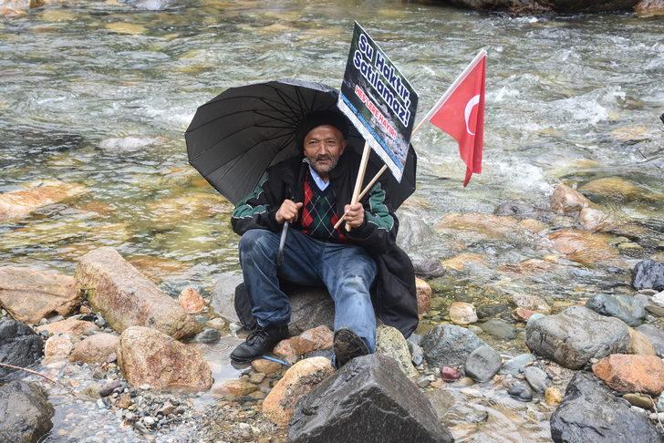 Giresun'un Çanakçı ilçesinde yapılması planlanan HES'e karşı yürüdüler G5