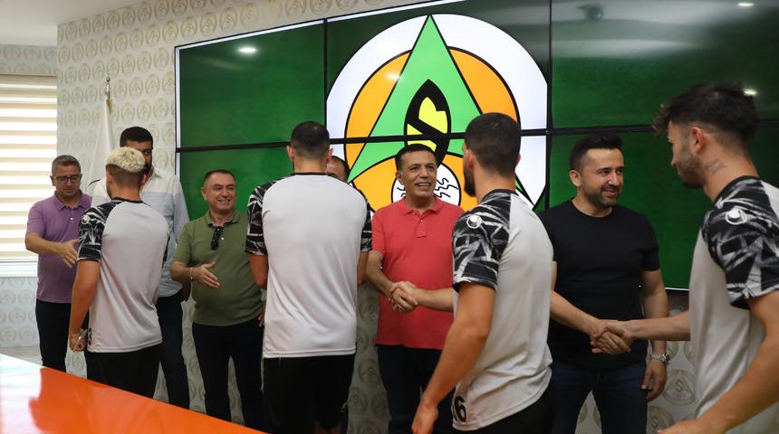 Aytemiz Alanyaspor camiası bayramlaşmada bir araya geldi