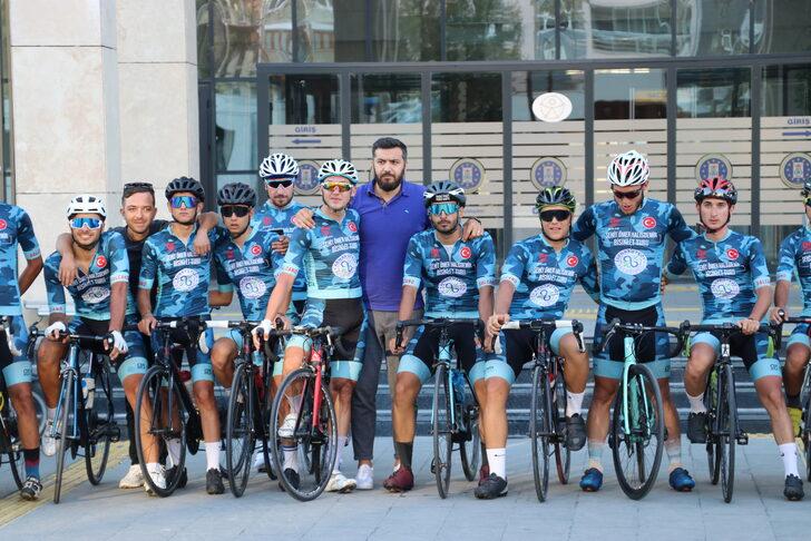 Ömer Halisdemir 6. Ulusal Bisiklet Turu'na katılan sporcular Kütahya'ya geldi G3
