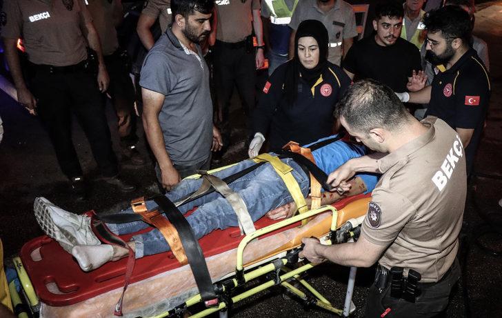 Bursa'da taklalar attıktan sonra yanan otomobildeki sürücü yaralandı G5