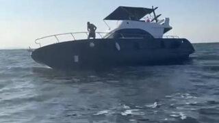 Milyonluk lüks yat karaya oturdu! Hasar büyük