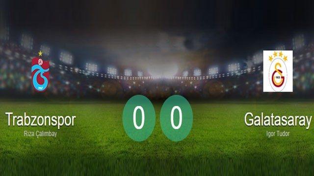 Trabzonspor Galatasaray maçı canlı izle! GS TS maçı için taraftar internet ve TV başında