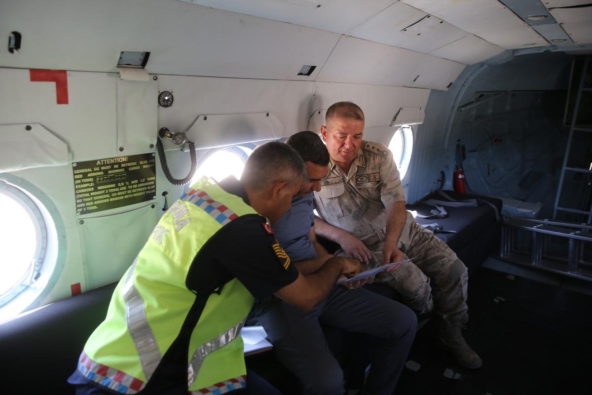 Mardin'de hava destekli trafik denetimi yapıldı