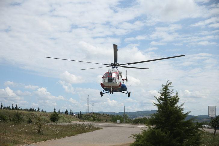 Bayram tatili dönüş rotasındaki Kocaeli'de helikopter destekli trafik denetimi G1