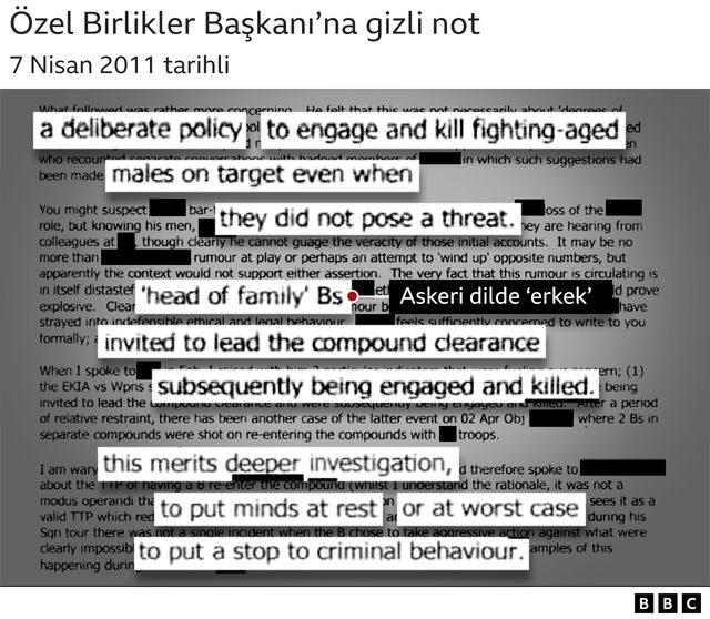 Özel Birlikler Başkanı'na gizli not