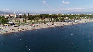 Edremit Körfezi'ndeki Altınoluk Plajı denizkestanelerinden arındırıldı