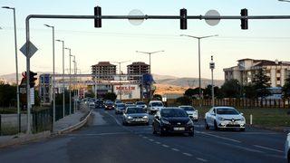 Kilit kavşak Kırıkkale'de bayramın son gününde dönüş hareketliliği başladı