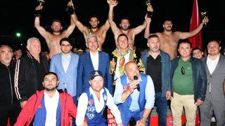16. Kunduz Yağlı Güreşleri'nde başpehlivanlığı Mustafa Taş kazandı