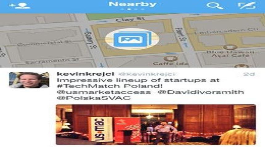 Twitter, civarınızdaki tweetleri göstermeyi amaçlıyor