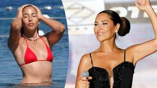 Zehra Çilingiroğlu kırmızı bikinisiyle poz vermeye doyamadı