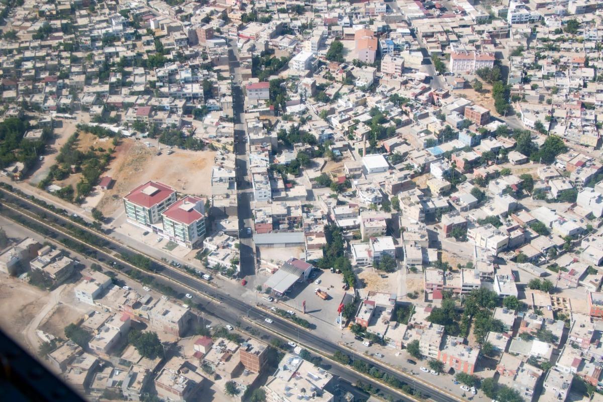 Diyarbakır'da bayram boyunca trafik hava destekli denetlendi