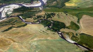 Ağrı'da çiftçilerin tarlalarda zorlu mesaisi