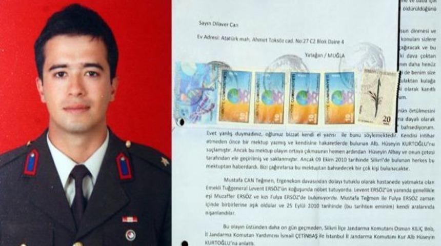 Teğmen Mustafa Can'ın intiharında şok intihar mektubu