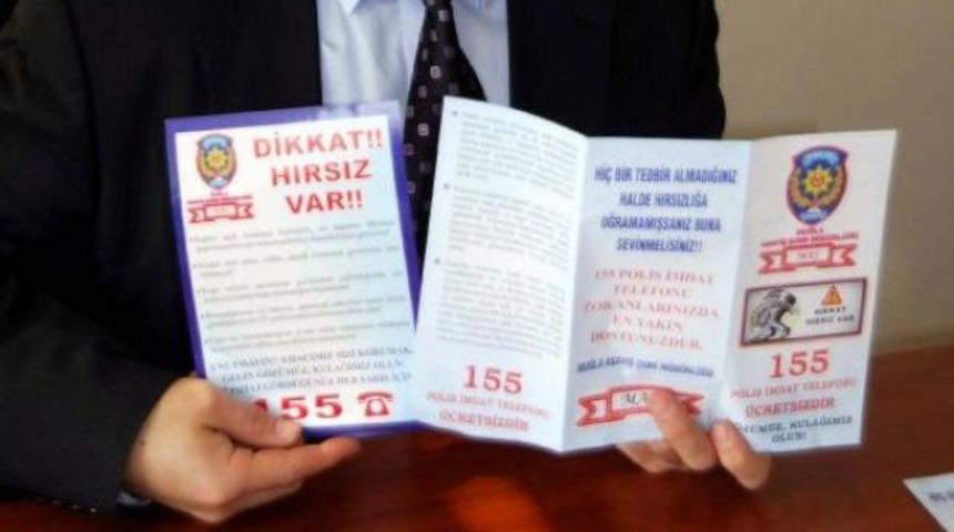 Polisten broşürlü uyarı