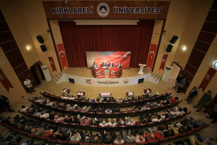 Kırklareli'nde "15 Temmuz Destanını Canlı Tutmak" konferansı düzenlendi G5