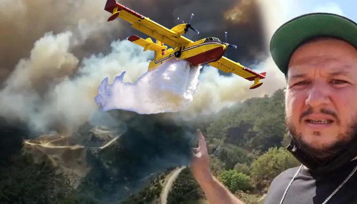 Şahan Gökbakar'dan Datça ve Çeşme'deki yangınlarla ilgili paylaşım: THK uçağını havada görmek sevindirici
