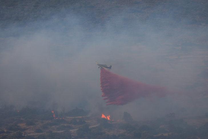 Son dakika: Çeşme'de orman yangını! Rüzgar Enerji Santralleri’nin etrafı sarıldı, ekipler bölgede... G3