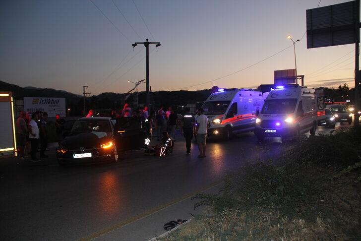 Aydın'da hafif ticari araç ile otomobilin çarpıştığı kazada 6 kişi yaralandı G5