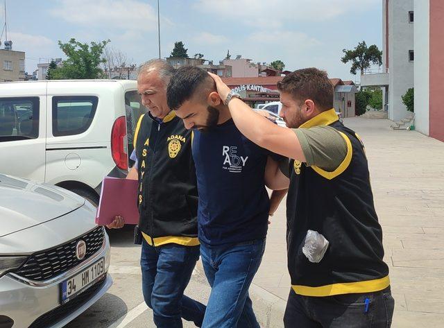 Adana'da cep telefonu ve para gasbettiği öne sürülen zanlı tutuklandı
