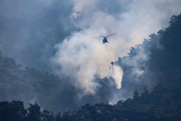 GÜNCELLEME - Datça'daki yangına havadan ve karadan müdahale sürüyor G3
