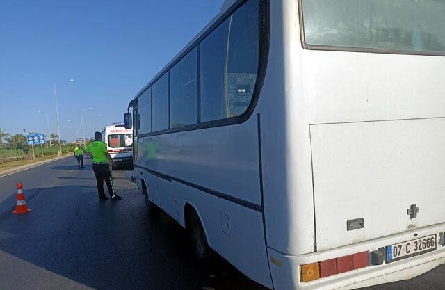 Alanya'da iki otel servisinin çarpıştığı kazada 12 kişi yaralandı