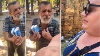 Sosyal medya ABD’li ismin Türkiye paylaşımını konuşuyor! Yaşlı adam ‘açım’ deyince…