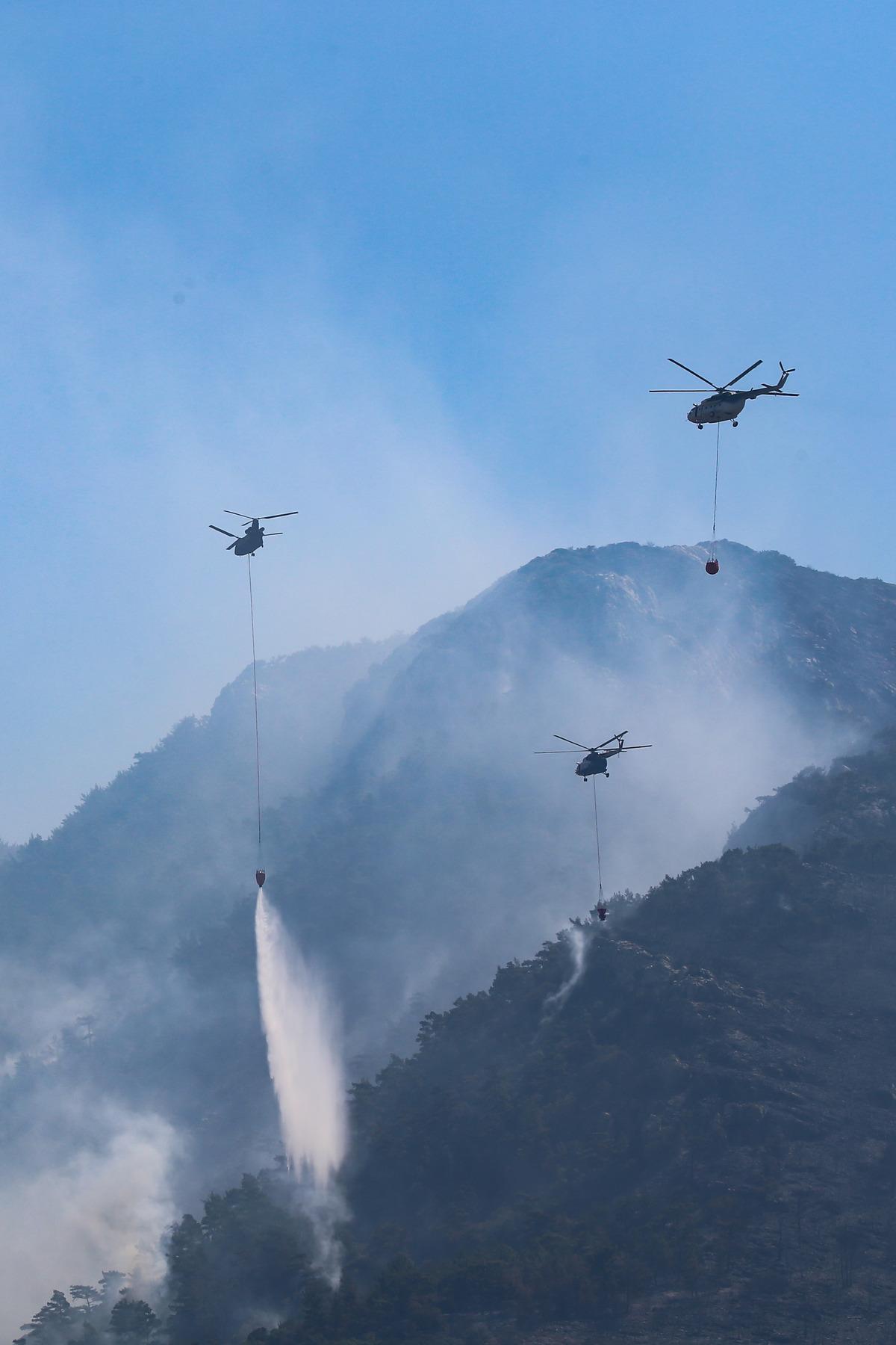 Tarım ve Orman Bakanı Vahit Kirişci: "(Dat&ccedil;a'daki yangın) Yangın kontrol altına alınmıştır. Soğutma &ccedil;alışmaları başlamış ve gerektiği s&uuml;rece &ccedil;alışmalar s&uuml;rd&uuml;r&uuml;lecektir."