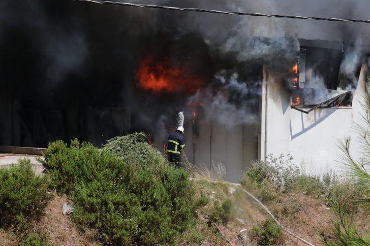 Osmaniye'de katı atık bertaraf tesisinde çıkan yangına müdahale ediliyor G1