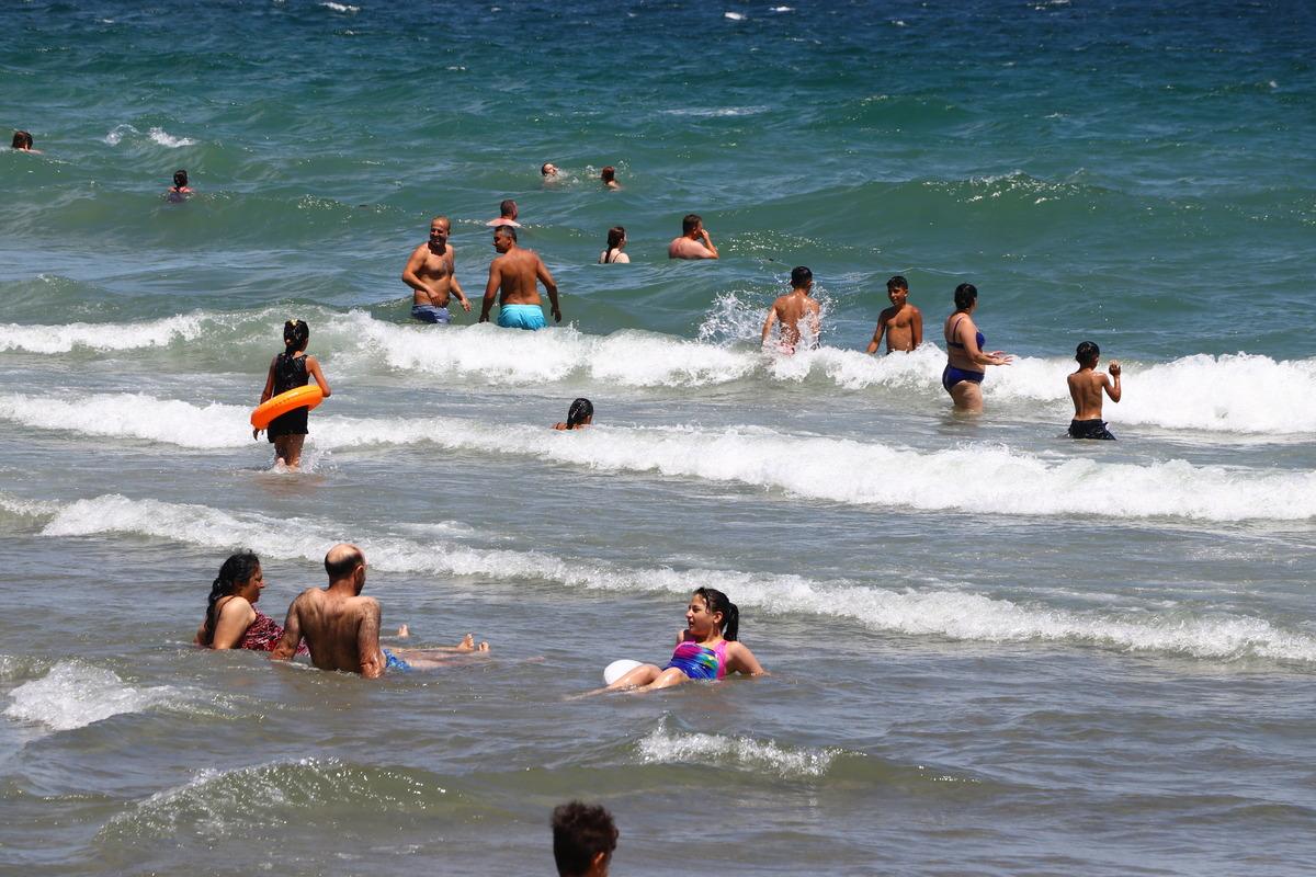 Tekirdağ sahillerinde bayram tatili yoğunluğu