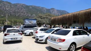 Muğla'da bayram trafiği yoğunluğu sürüyor