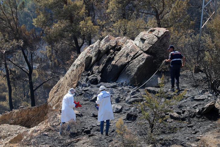 Datça'daki orman yangınının başladığı bölgede bulunan trafoda inceleme yapıldı G1