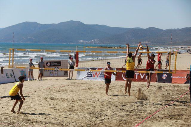 CEV 20 Yaş Altı Plaj Voleybolu Avrupa Şampiyonası, İzmir'de başladı