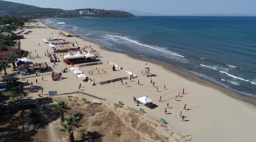 CEV 20 Yaş Altı Plaj Voleybolu Avrupa Şampiyonası, İzmir'de başladı