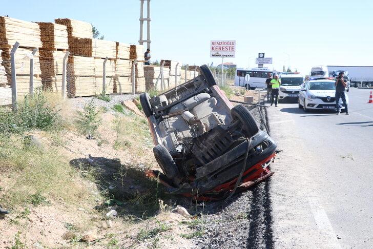 Niğde'de devrilen kamyonetteki 8 kişi yaralandı G2