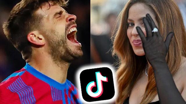 Pique'nin Shakira videosu TikTok'ta milyonlarca kez izlendi!
