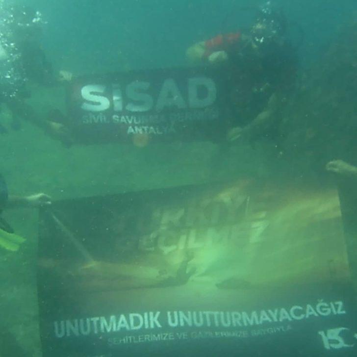 Kaş'ta 15 Temmuz şehitlerini anma dalışı G2