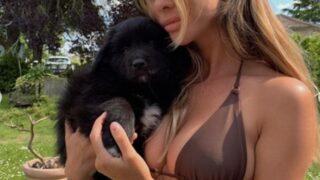 Sosyal medya fenomeni Mathilde Tantot, mayosunun üstünü tamamen indirdi! Üstsüz pozu sosyal medyayı salladı