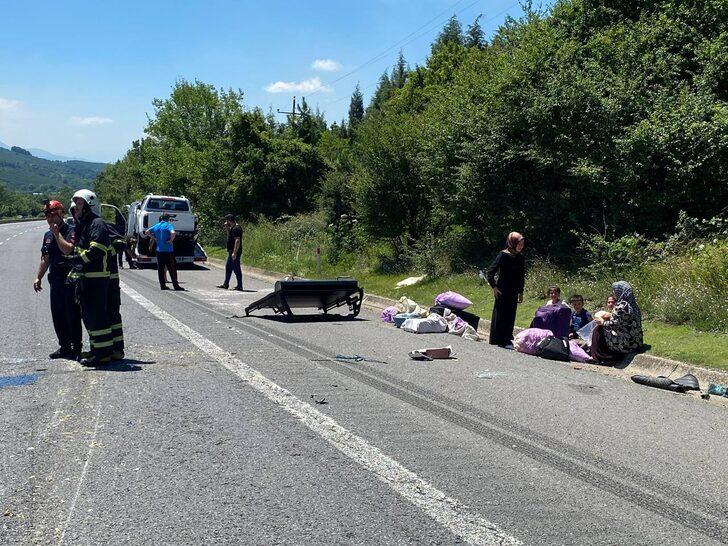 Anadolu Otoyolu'nda zincirleme trafik kazasında 6 kişi yaralandı G4