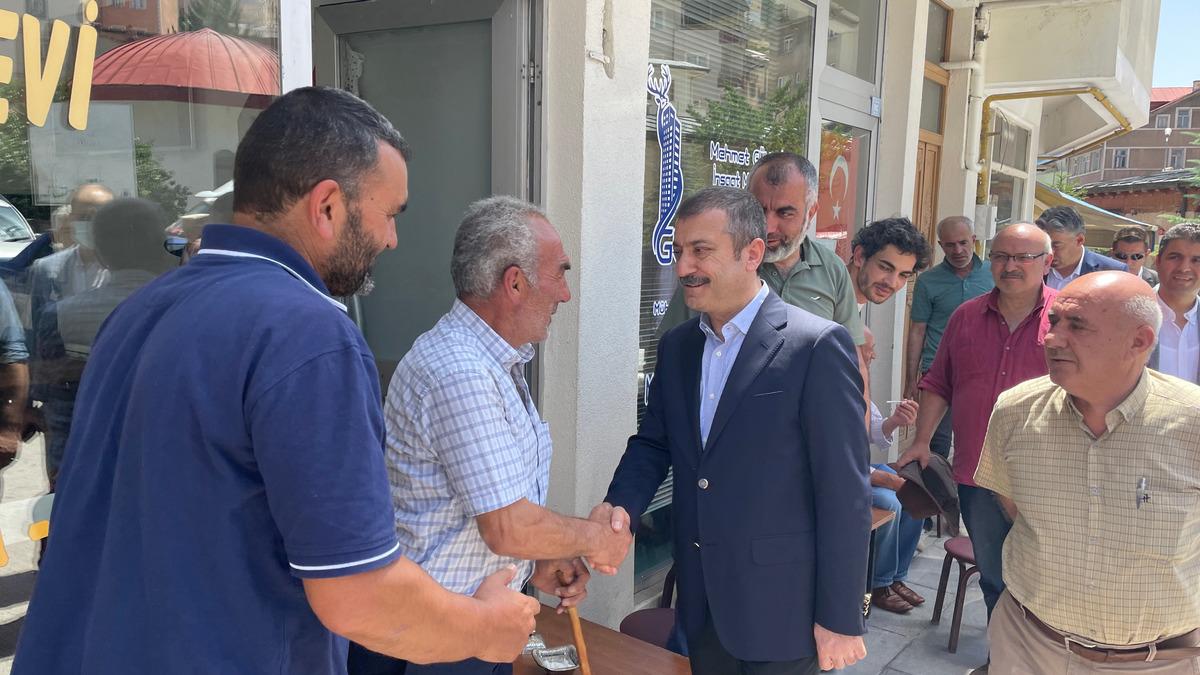 TCMB Başkanı Şahap Kavcıoğlu Bayburt'ta ziyaretlerde bulundu