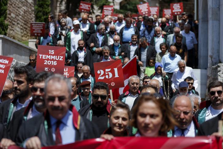 İstanbul 2 Nolu Barosunca "Darbelere Hayır" yürüyüşü yapıldı G4